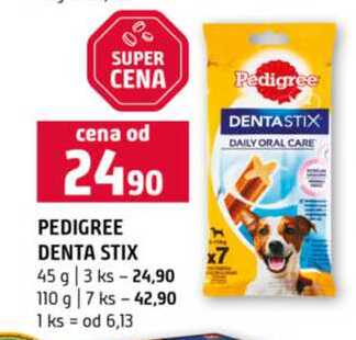 PEDIGREE DENTA STIX 45 g 3 ks 110 g 7 ks
