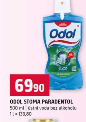 ODOL STOMA PARADENTOL 500 ml ústní voda bez alkoholu 