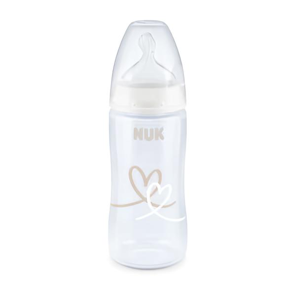 NUK Láhev FC+ s kontrolou teploty 300 ml, bílá