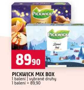 PICKWICK MIX BOX 1 balení vybrané druhy 1 balení