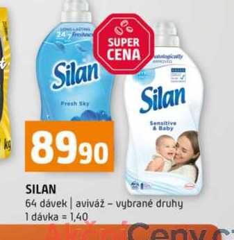 Silan Sensitive Baby 64 dávek aviváž vybrané druhy