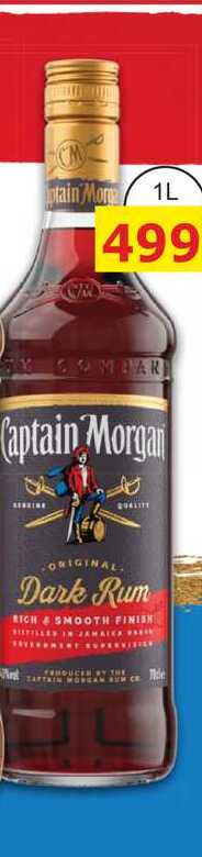 Captain Morgan Dark rum 1l