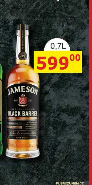 JAMESON BLACK BARREL 0,7l