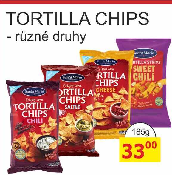 Santa Maria CHIPS TORTILLA SALTED 185g