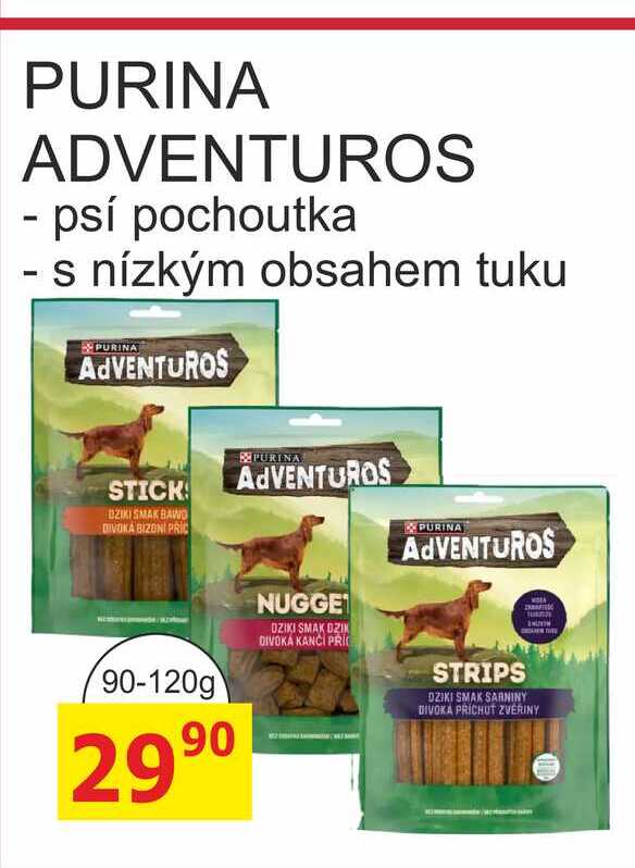 PURINA ADVENTUROS - psí pochoutka 120g