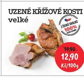 UZENÉ KŘÍŽOVÉ KOSTI velké 100g 