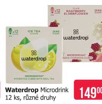 Waterdrop Microdrink 12 ks, různé druhy 