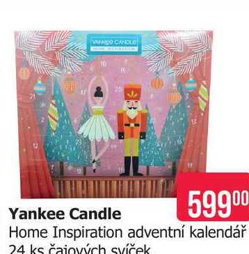 Yankee Candle Home Inspiration adventní kalendář 24 ks čajových svíček 