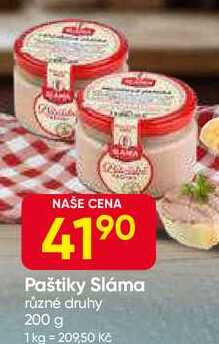 Paštiky Sláma různé druhy 200 g