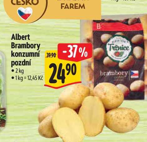  Albert Brambory konzumní pozdní  2 kg 
