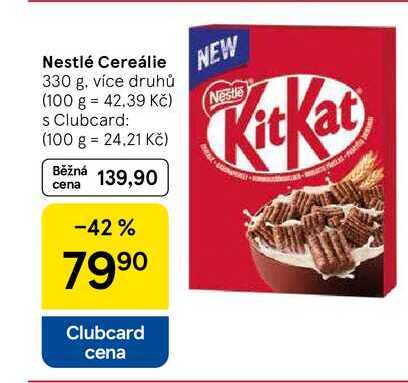 Nestlé Cereálie, 330 g, více druhů  