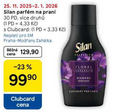 Silan parfém na praní, 30 PD, více druhů  