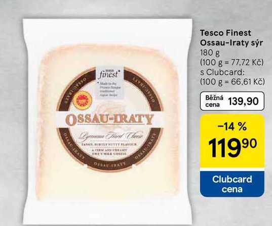 Tesco Finest Ossau-Iraty sýr, 180 g  