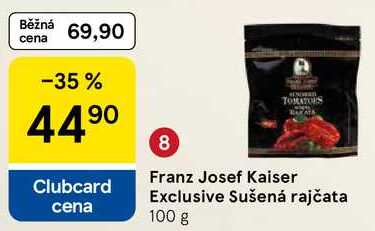 Franz Josef Kaiser Exclusive Sušená rajčata, 100 g 