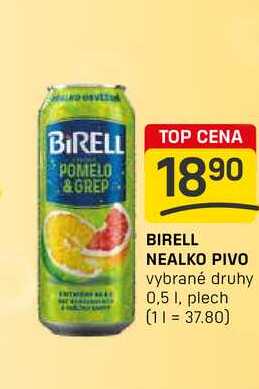 BIRELL NEALKO PIVO vybrané druhy 0,5 l, plech