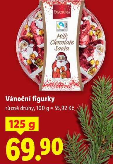 Vánoční figurky, 125 g