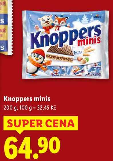 Knoppers minis, 200 g