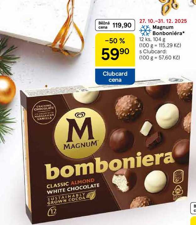 Magnum Bonboniéra, 12 ks, 104 g 