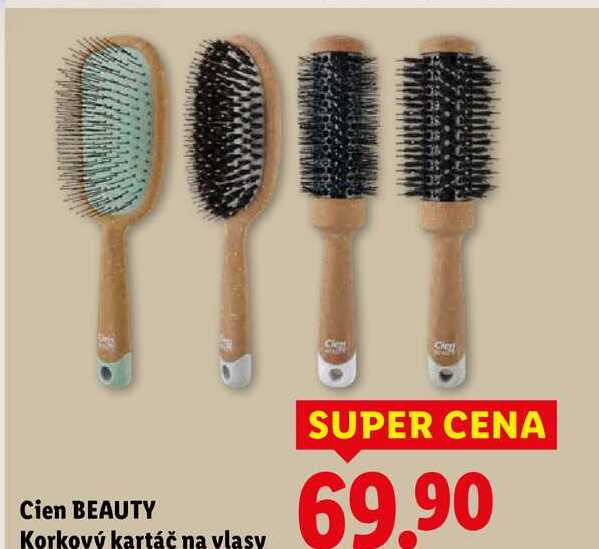 Cien BEAUTY Korkový kartáč na vlasy 