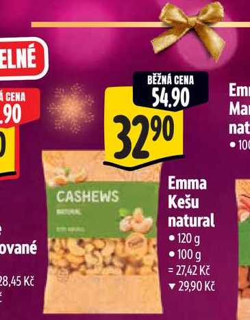   Emma Kešu natural 120 g 