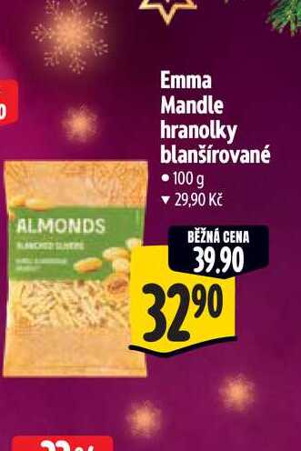   Emma Mandle hranolky blanšírované 100 g 