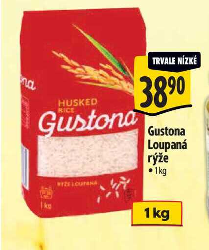  Gustona Loupaná rýže  1kg 
