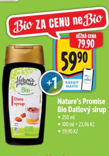 Nature's Promise Bio Datlový sirup 250 ml