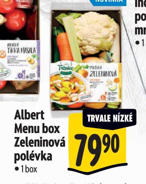   Albert Menu box Zeleninová polévka  1 box 