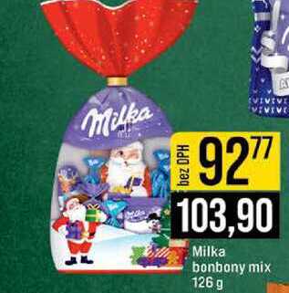 Milka bonbony mix 126 g