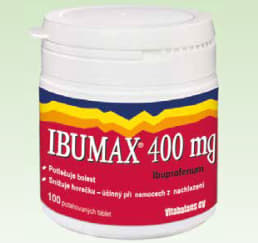Ibumax 400 mg 100 potahovaných tablet
