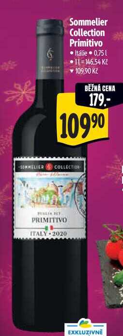 Sommelier Collection Primitivo 0,75 l