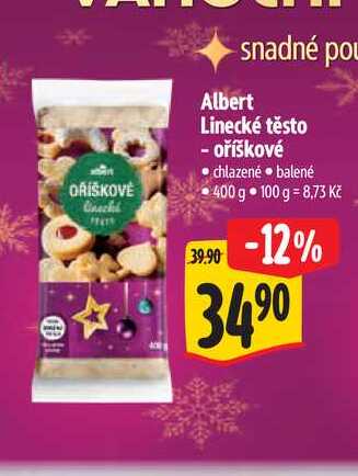  Albert Linecké těsto - oříškové 400 g