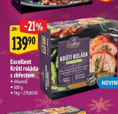 Excellent Krůtí roláda s chřestem 500 g