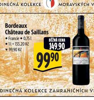  Bordeaux Château de Saillans  0,75 l