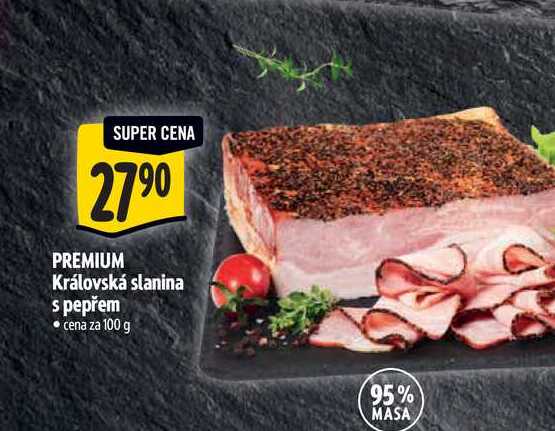 PREMIUM Královská slanina s pepřem 100 g