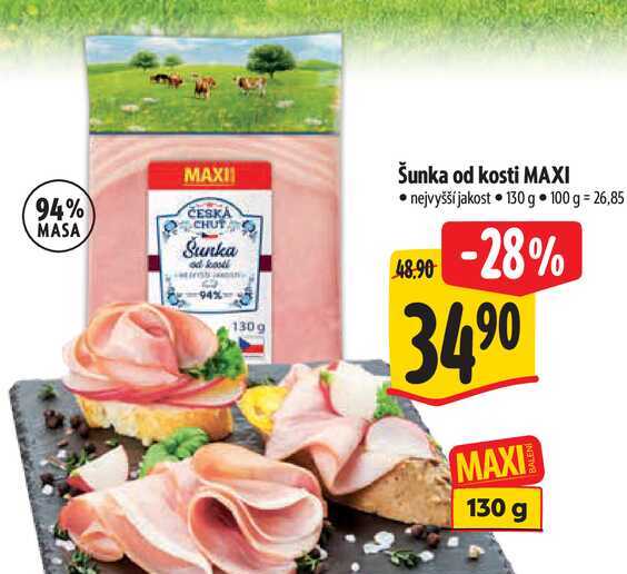   Šunka od kosti MAXI  130 g