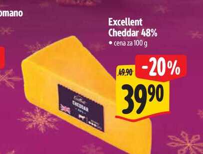 Excellent Cheddar 48% 100 g