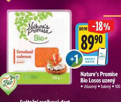   Nature's Promise Bio Losos uzený 100 g