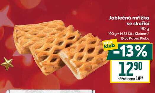 Jablečná mřížka se skořicí 90 g