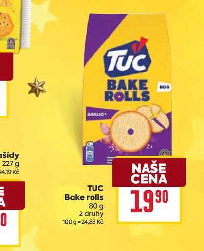 TUC Bake rolls 80 g 