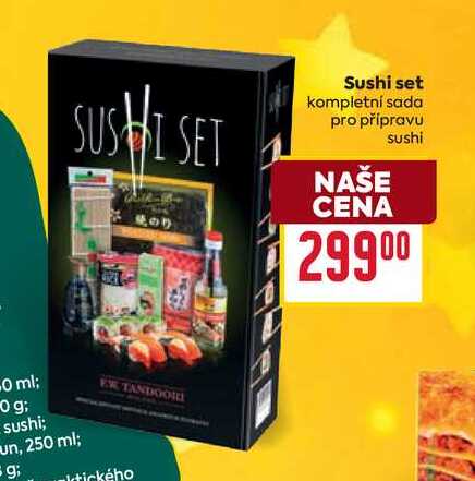 Sushi set kompletní sada pro přípravu sushi