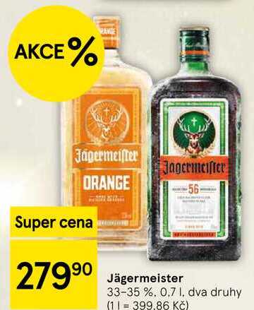 Jägermeister 33-35 %, 0.7 L
