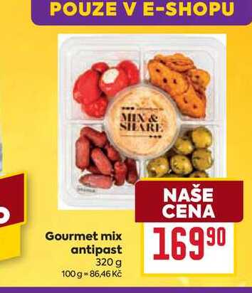 Gourmet mix antipast 320 g