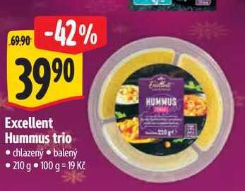 Excellent Hummus trio, 210 g