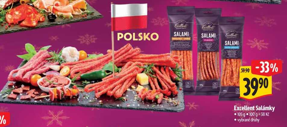 Excellent Salámky, 105 g  