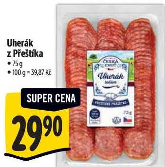 Uherák z Přeštíka, 75 g  
