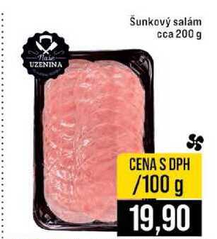 Šunkový salám cca 200 g 100g