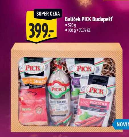 Balíček PICK Budapešť, 520 g