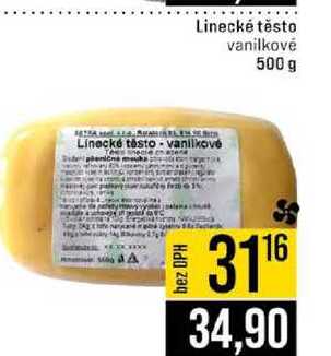 Linecké těsto vanilkové 500 g 