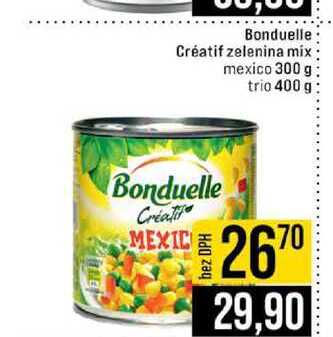 Bonduelle Créatif zelenina mix mexico 300 g trio 400 g